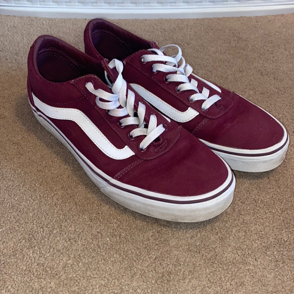maroon vans